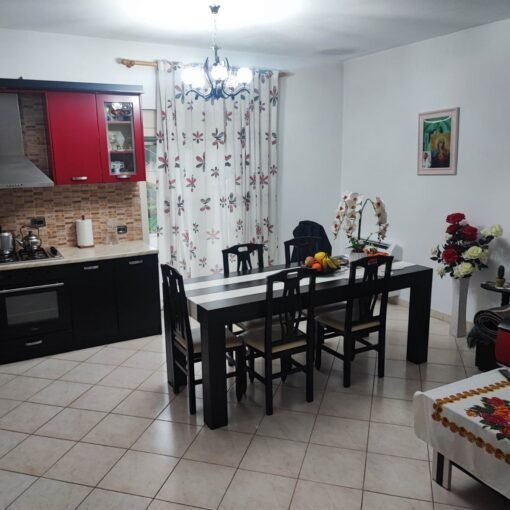 Cucina-Soggiorno dell'appartamento di zona porto Romano