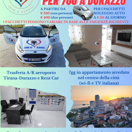 Offerta Come to Albania con un pacchetto esplorativo