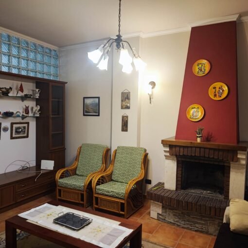 Soggiorno con camino